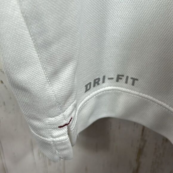 Nike Dri Fit Mens Florida State Seminoles Short Sleeves Polo Shirt White - Picture 10 of 16